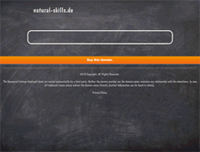 Tablet Screenshot of natural-skills.de